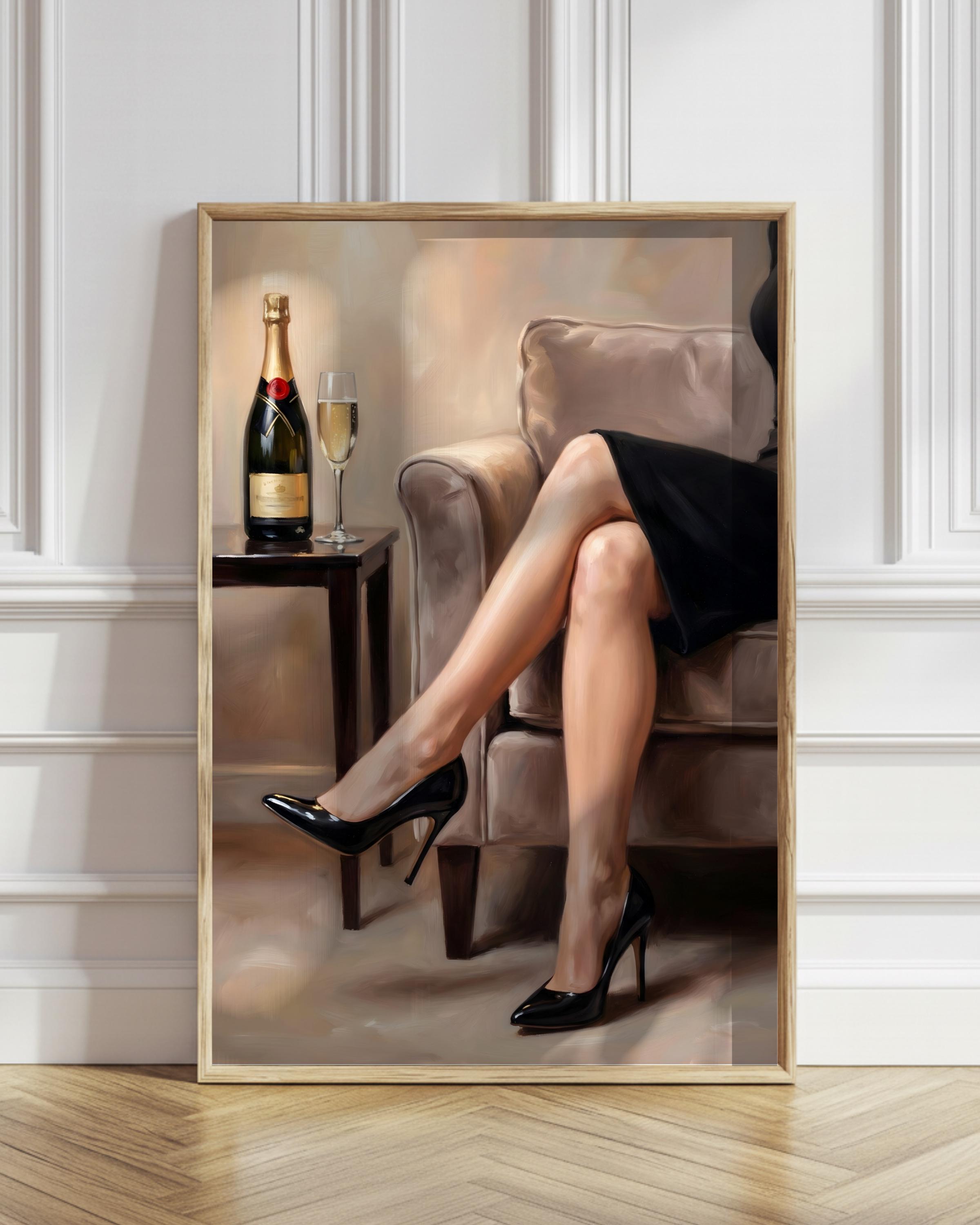 thumbnail image 2 of 8x10 Mature Older Women Art Print - Contemporary Portrait - Gloss Paper - Original Print 942141467 2 of 6