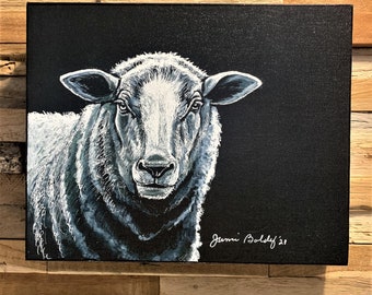 SHEEP/black and white