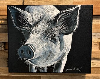 PIG black and white