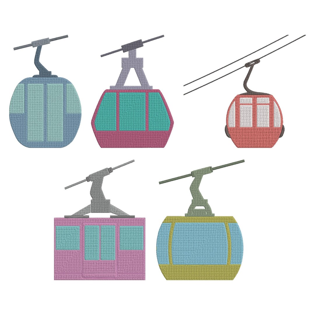 Cable Car Design, Gondola Lift Mountain Transport Flat Machine ...