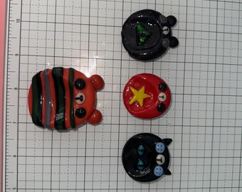 coraline themed worry stones!