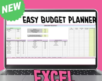 Die ultimative Budget-Kalkulationstabelle für Excel | Monatliche Geld-Tracker- und Ausgabenübersicht