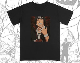 Naruto Inspired Anime Graphic T-Shirt, Streetwear Tee