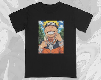 Naruto-Inspired Anime T-Shirt, Funny Graphic Tee