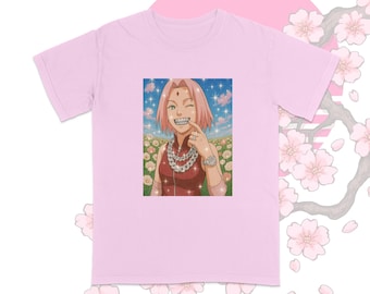 Sakura Anime Manga T-shirt, Comfort Colors Unisex Tee