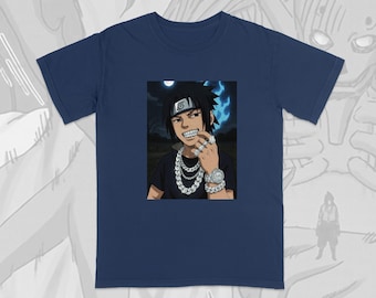 Anime Manga T-shirt, Naruto Inspired Graphic Tee, Streetwear
