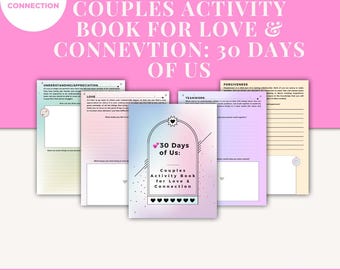 Couples Activity Planner Relationship Workbook for Love and Connection Communication Guide Growth Journal Intimacy Builder Partner Closeness