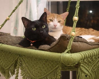 Handgefertigte Katzen Hängematten