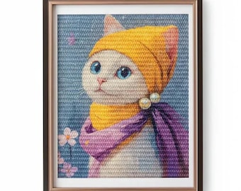 Muurkunst kattenkrabber