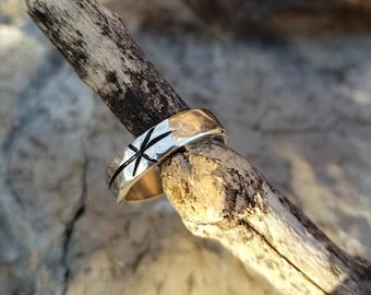 Handmade Sterling Silver Chi Rho Ring