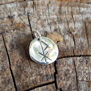 Handmade Sterling Silver Chi Rho Pendant