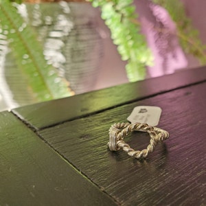Handmade Sterling Silver Lasso Ring
