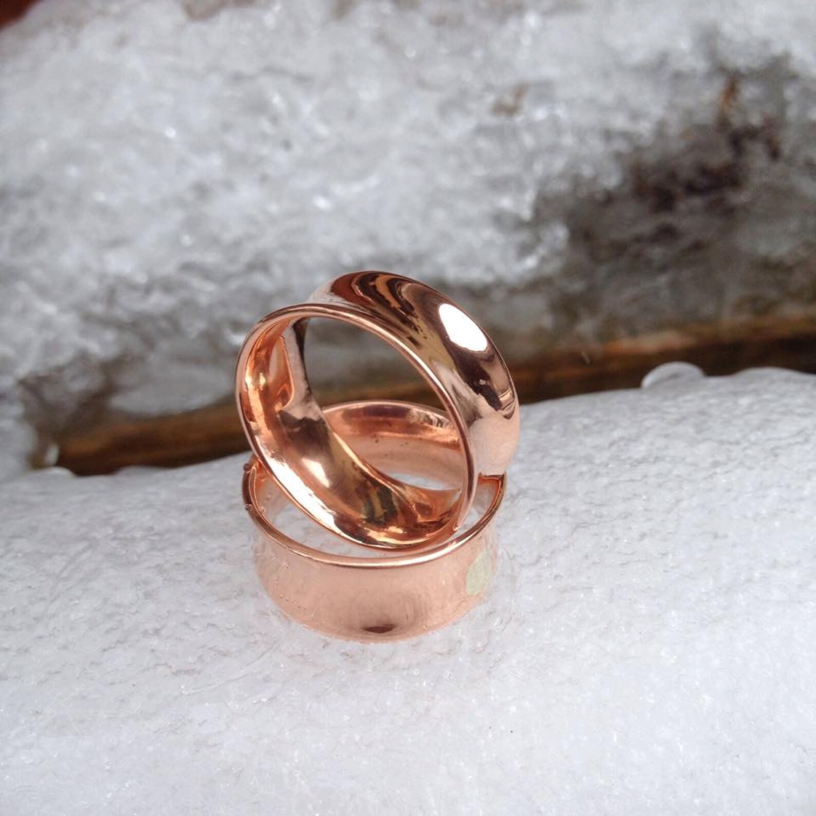 Double Flared Copper Ear Tunnels/gauges 6mm 9mm 12mm 16mm Etsy