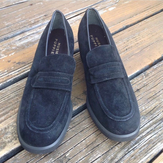 slip on hush puppies