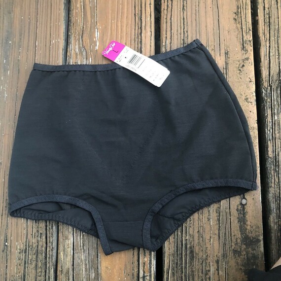 black granny panties