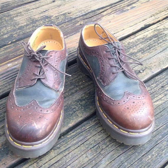 Vintage Dr Martens Docs Brown Black 2 