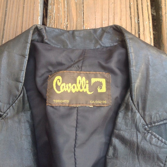 Vintage Cavalli Toronto Jacket | Brown Leather | … - image 2