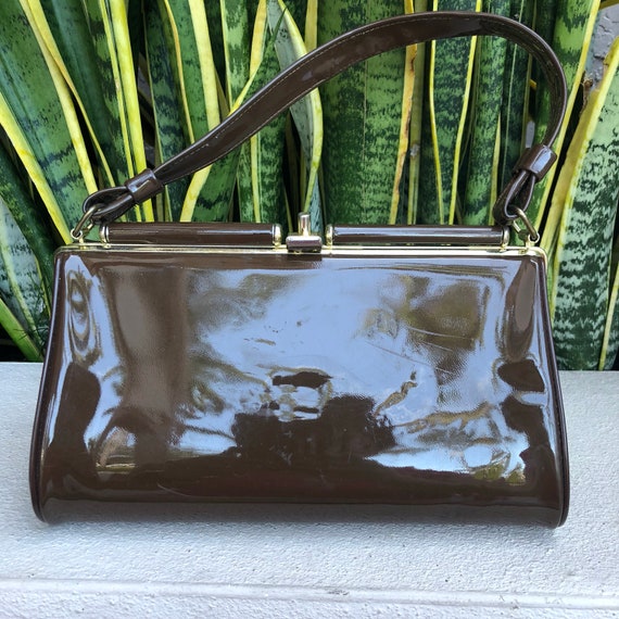 vintage patent leather handbags