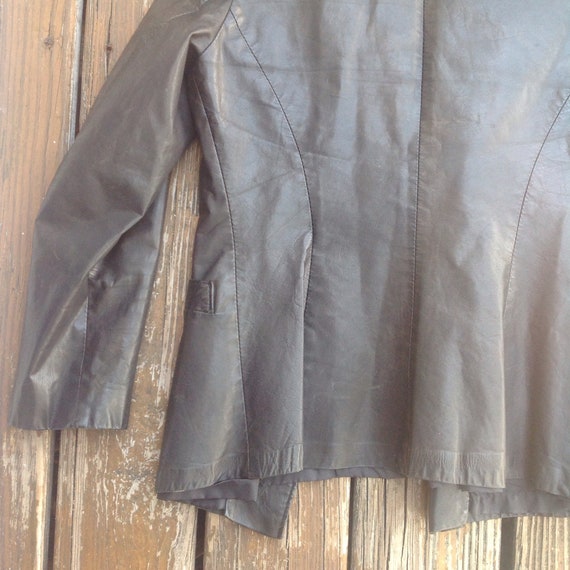Vintage Cavalli Toronto Jacket | Brown Leather | … - image 5