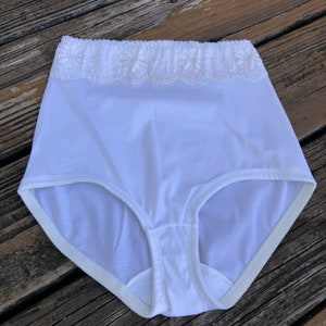 Vintage White Nylon Granny Panties Med Underwear Sissy Briefs - Etsy