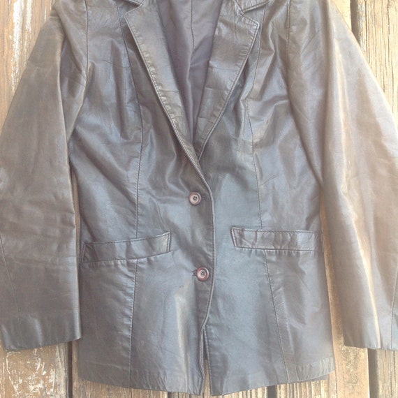 Vintage Cavalli Toronto Jacket | Brown Leather | … - image 3