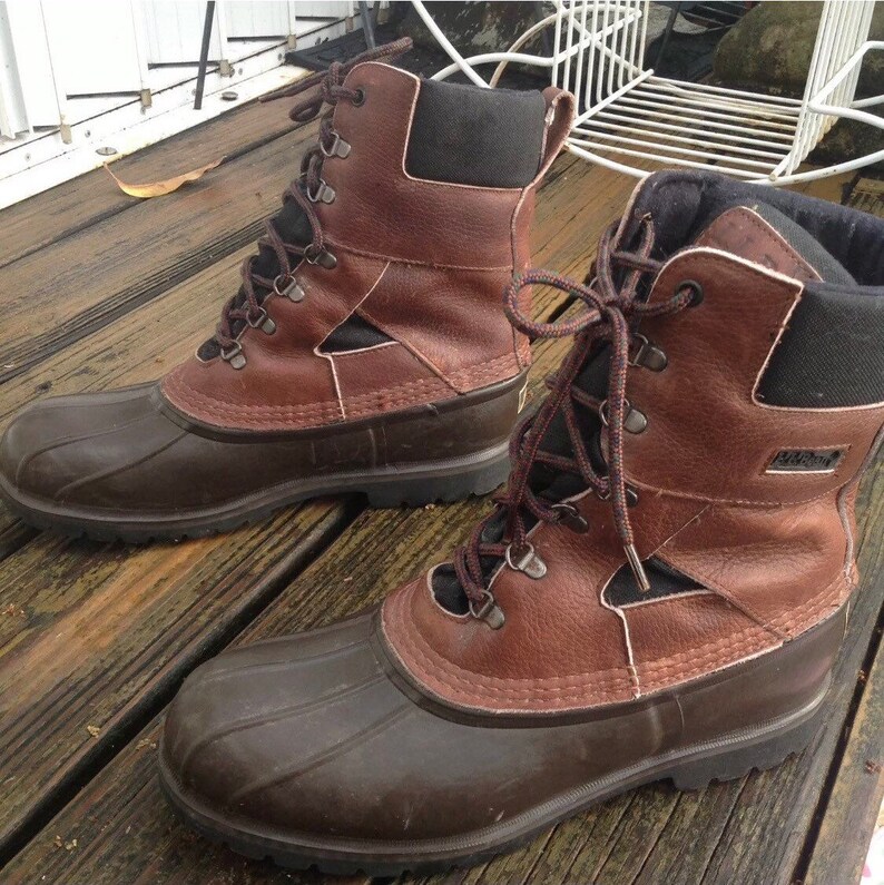 Vintage L.L. Bean Maine Hunting Boots Men's Size 10 Duck Etsy