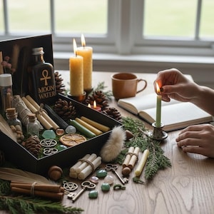 Elegantly Elevated Elemental Mystery Box • Deluxe Ritual Apothecary • Crystals, Moon Water & Intention Magic •