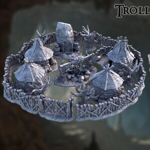 Troll Camp Modular Tabletop Terrain 28mm