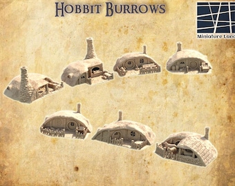 Halfling Burrows DND Tabletop Terrain