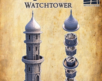 Modular Eastern Watchtower Tabletop Terrain