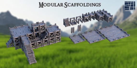 Modular Scaffolding Tabletop Terrain