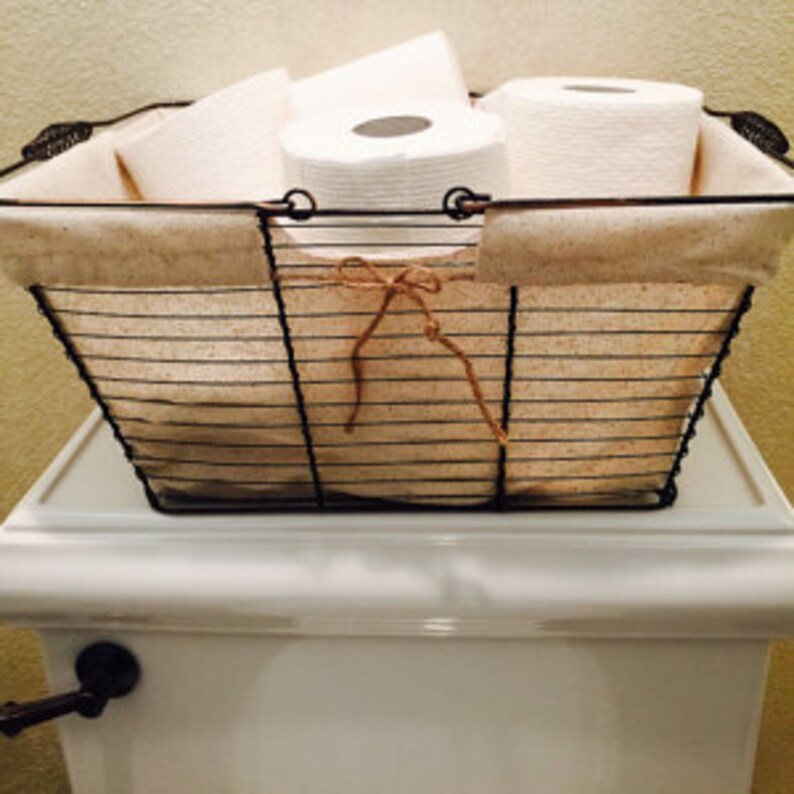 Farmhouse Wire Basket Mud Room Kitchen Bathroom Vintage Etsy