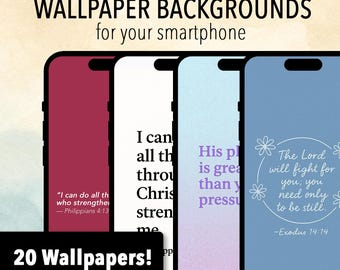 Christian Bibel Vers Wallpaper, 20 Wallpapers, Christian Wallpaper für Telefon, Bundle