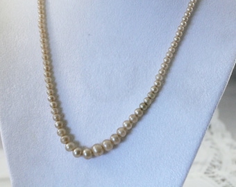 Older Vintage Faux Pearl Necklace