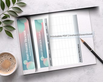 Debt Payoff Tracker: Printable Payment Progress Chart (Editable PDF)