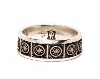 Sunshine sun ring in sterling silver
