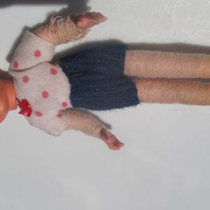 Dollhouse Midcentury Flexible High Color Caco Doll 1950s Germany