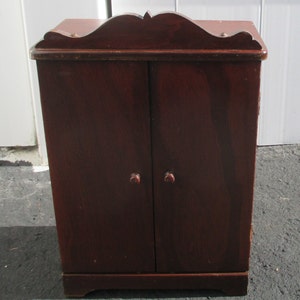 Madame Alexander Cissette Doll Furniture Armoire Wardrobe MCM 1957