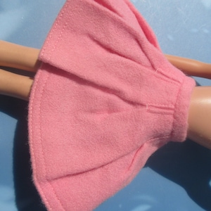 Vintage Skipper Doll School Days #1907 Pink Pleated Felt Skirt Minty 1964