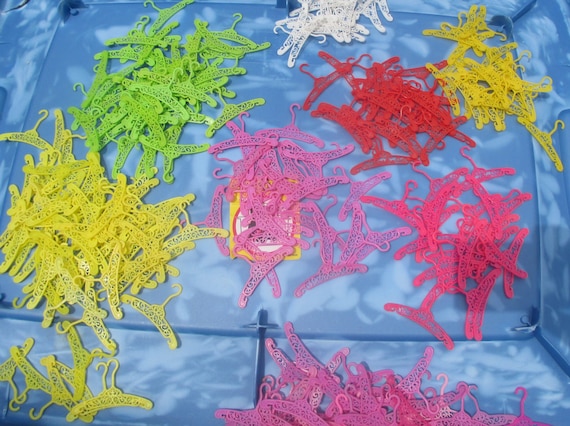Vintage Barbie Doll Clothing Wardrobe Hangers Mod Original Mattel 1960s Lot