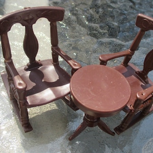 Lot de meubles de table d&#39;appoint Renwal Dollhouse Mid-Century