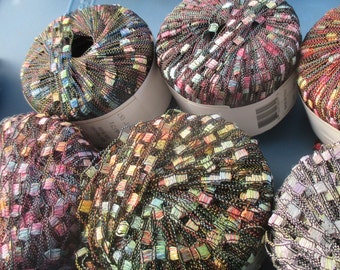 Athena Ladder Ribbon Yarn Colorful Lattice Choose Color Knitting Fever Euro Yarns