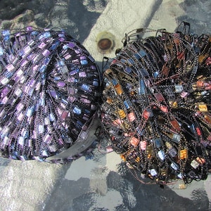 Gioco Ladder Ribbon Yarn Italian Lattice Necklace Shawls Bracelets Choose Color