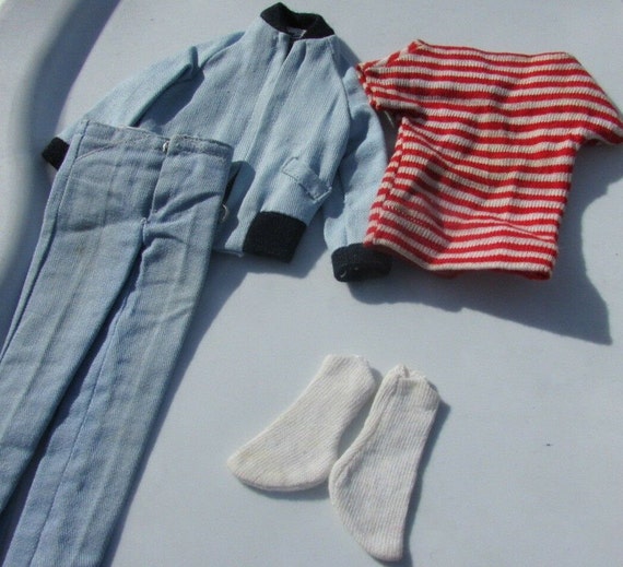 Ken Socks white cotton original vintage 60s Mattel