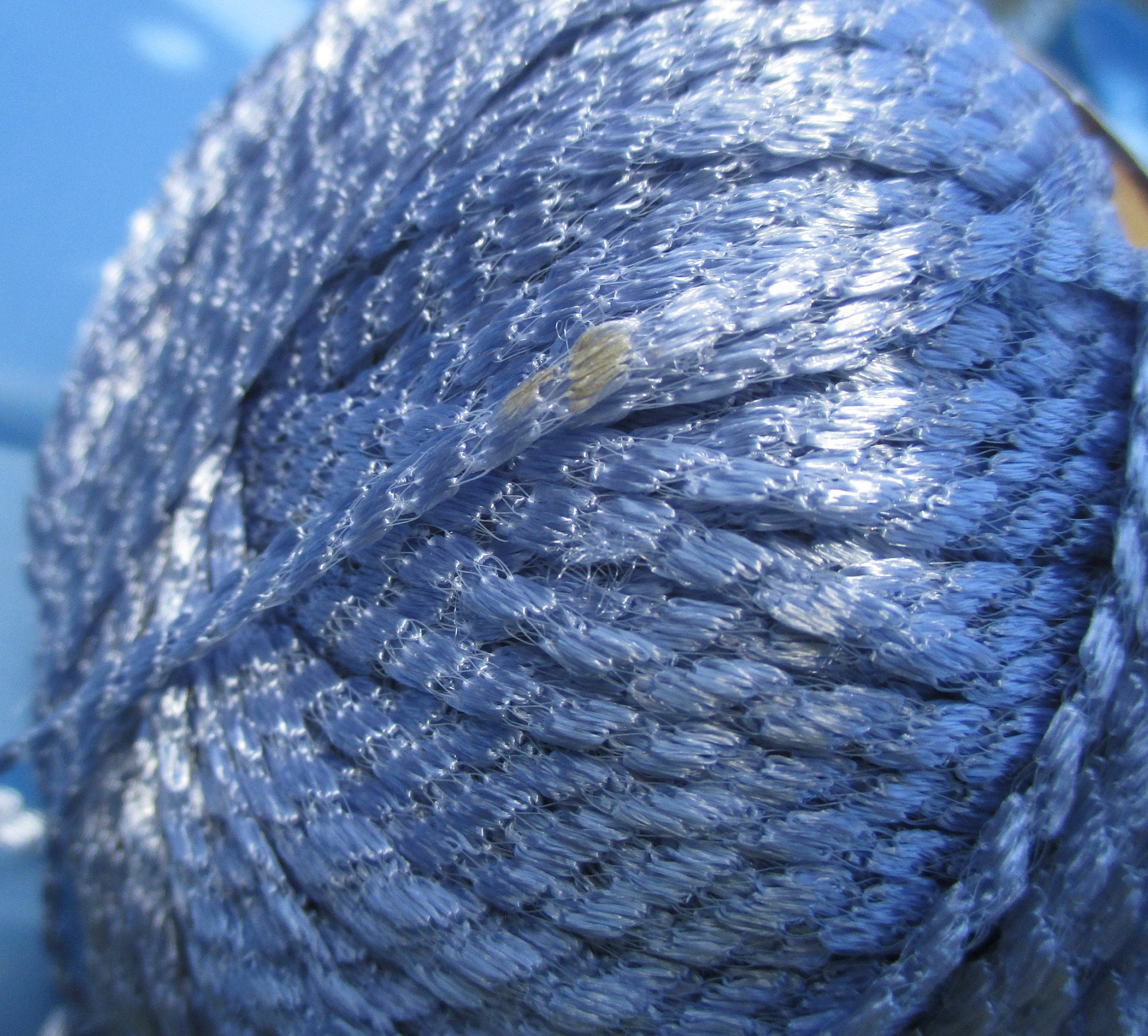 Katia Acuario Ribbon Yarn Shiny Texture Choose Color Periwinkle Black ...