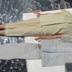 Vintage Barbie Fashion Pajama Set Pak 1962 Mattel Original