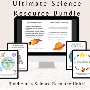 Christian Science Curriculum Unit Study Creation Material Printable Homeschool Resources Biblical Teaching Faith Based Elementary Education