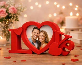 Cadre Photo Clip Sans Bord - Cadeau Saint Valentin - Neuf - Sans Marque