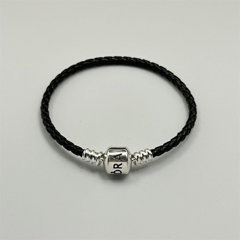 Pandora leather bracelet - Etsy 日本