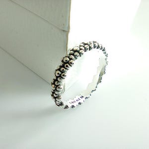 Pandora Small Bubble Stack Ring Size  Ale 925 Gift Bag